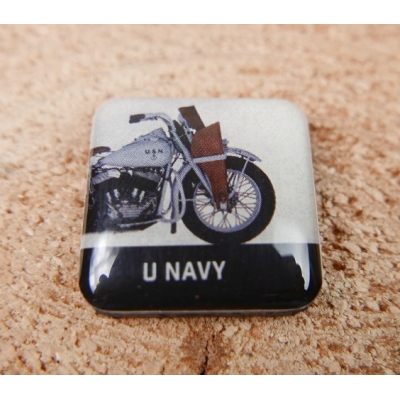 Harley U Navy Magnes na Lodówkę USA Motocykle Flathead WLA