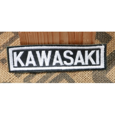 Kawasaki Naszywka Haftowana 9,5x2,5 cm