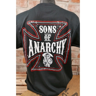 Sons of Anarchy Koszulka Męska Krzyż Limitowana