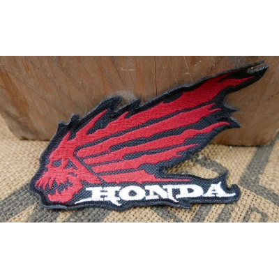 Honda Logo Czaszka Naszywka Haftowana