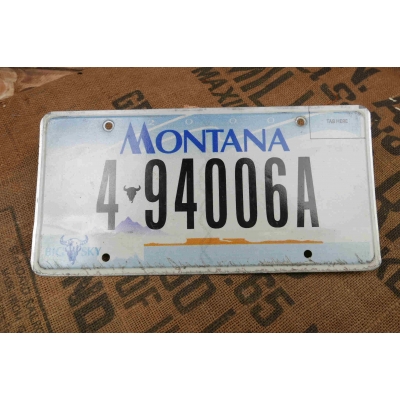 Montana Tablica Rejestracyjna USA Szyld Rejestracja 494006A