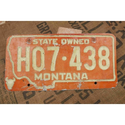 Montana Tablica Rejestracyjna USA Szyld Rejestracja Oryginał H07-438