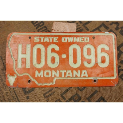 Montana Tablica Rejestracyjna USA Szyld Rejestracja Oryginał H06.096