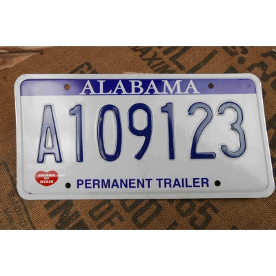 Alabama Tablica Rejestracyjna USA Szyld Rejestracja Oryginał A109123