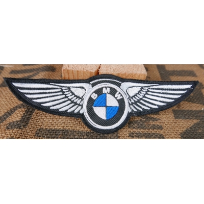 Skrzydła Logo BMW Naszywka Haftowana