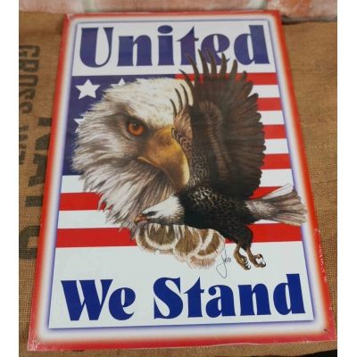 United we Stand USA Tablica Szyld Reklama