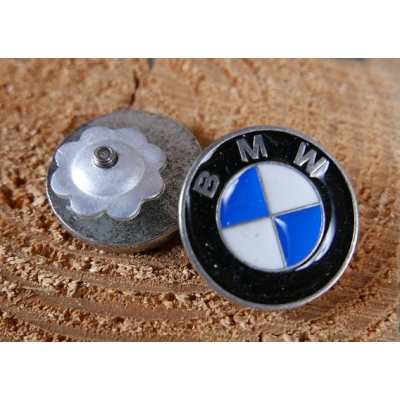 BMW Stebrny Znaczek Emalia Wpinka Odznaka Blacha