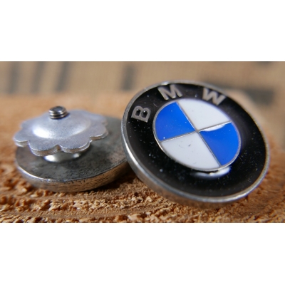 BMW Stebrny Znaczek Emalia Wpinka Odznaka Blacha