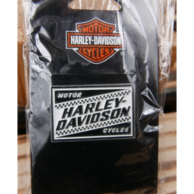 Harley Davidson Logo Blacha Znaczek Wpinka Biała