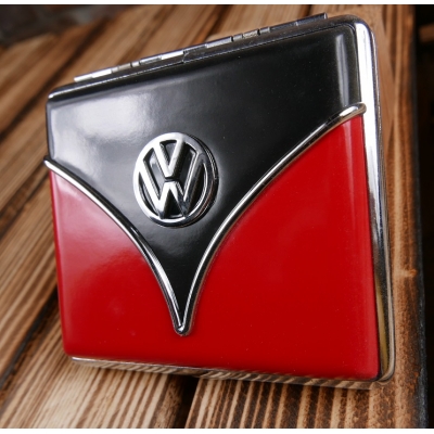 Papierośnica Volkswagen VW  Dla Taty Męża Dziadka Garbus Bulik Czerwono Czarna