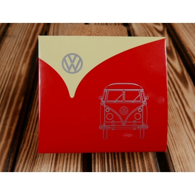Papierośnica Volkswagen VW  Dla Taty Męża Dziadka Garbus Bulik Kremowo Niebieska