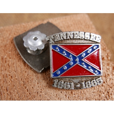 Tennessee Flaga Konfederatów 1861-1865 USA Znaczek Odznaka Blacha