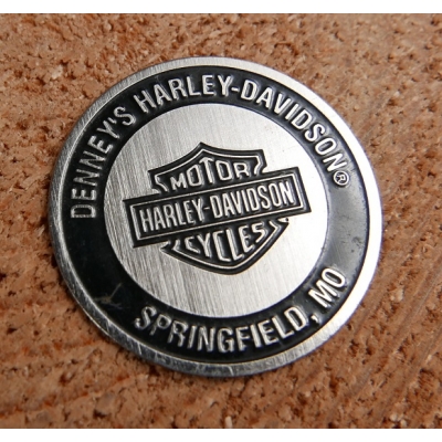 Harley Davidson Sprinfield Blacha Znaczek na Korek Oleju