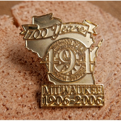 Harley Davidson 100 lat Milwaukee Wpinka