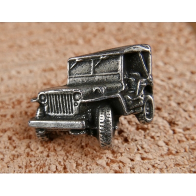 Jeep Willys Blacha Znaczek Wpinka Pin USA  2 cm Srerbro