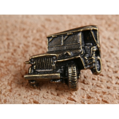 Jeep Willys Blacha Znaczek Wpinka Pin USA  2 cm Mosiądz