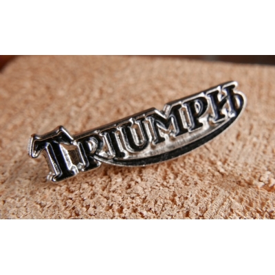 Triumph Znaczek Blacha Wpinka Logo Czarny