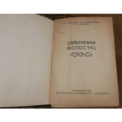 Usprawniam Motocykl WFM M06 Książka