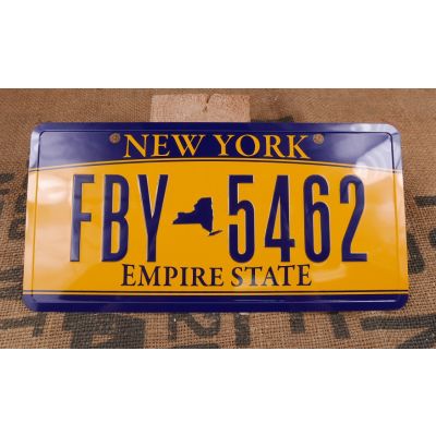 New York Tablica Rejestracyjna USA