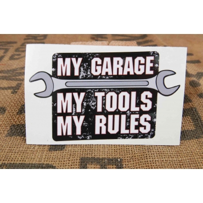 My Garage My Tools Naklejka