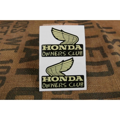 Honda Naklejka Owners Club Skrzydło