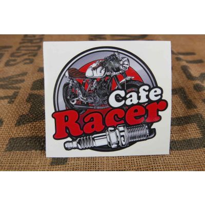 Cafe Racer Naklejka Świeca