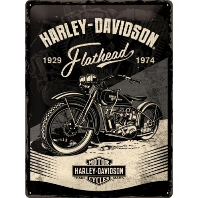 Harley Davidson Retro Flathead Szyld Tablica 30x40cm