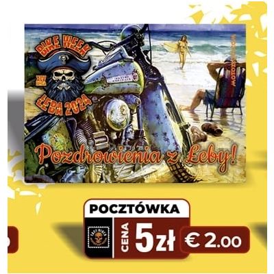 Pocztówka Bike Week Łeba 2024 Easy Rider