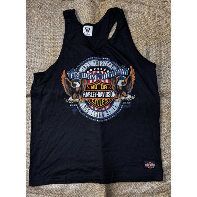 Harley Davidson Koszulka Męska Freedom HighWay Oryginał z lat90