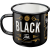 Black Tea Kubek Retro Emaliowany Herbata