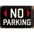 No Parking Nie Parkować Szyld Tablica 20x30