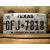 Texas Tablica Rejestracyjna USA GFJ 7818