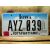 Iowa Tablica Rejestracyjna USA AYZ 039 Pottawattamie