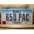 Iowa Tablica Rejestracyjna USA 650 PAC