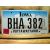 Iowa Tablica Rejestracyjna USA BHA 382
