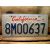 California Tablica Rejestracyjna USA Szyld Rejestracja 8M00637