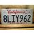 California Tablica Rejestracyjna USA Szyld Rejestracja 8LIY962