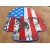 Czaszka Flaga Amerykańska Duża Naszywka Kapitan Ameryka USA