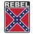 Flaga Konfederacji USA Rebel Naklejka