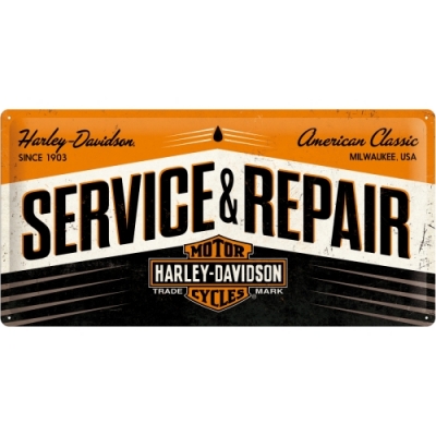 Harley Davidson Servise Retro Duża tablica Szyld 25x50
