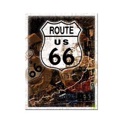 Route 66 USA Magnes na Lodówkę Droga Matka