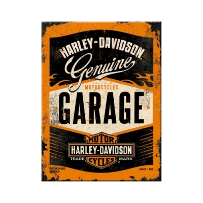 Magnes Harley Davidson Garage WLA Old
