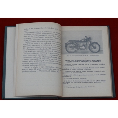 Motocykl WFM 125 1955 pierwsze wydanie