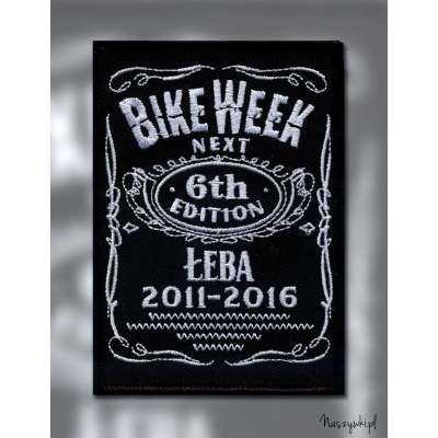 Naszywka zlot Bike Week Łeba 2016 limitowana