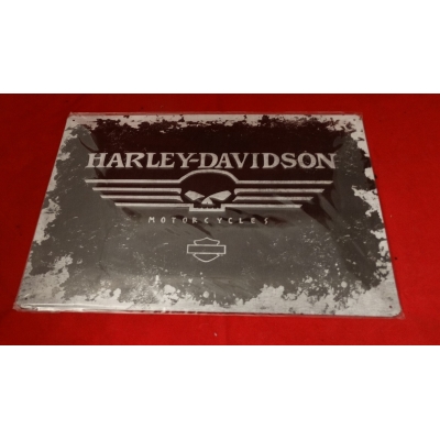 Tablica, szyld Harley Davidson Skull Wilii G.15x20cm