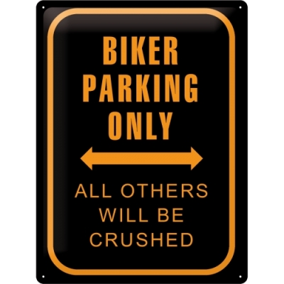 Biker Parking Only Tablica Szyld 30x40