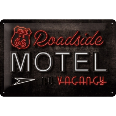 Motel Route 66 ,szyld tablica 20x30