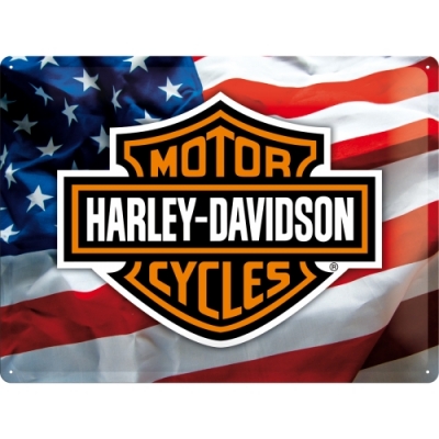 Harley Davidson USA Flaga Tablica Szyld 30x40