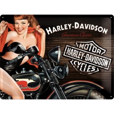 Tablica,szyld Harley Davidson pin up girl  30x40