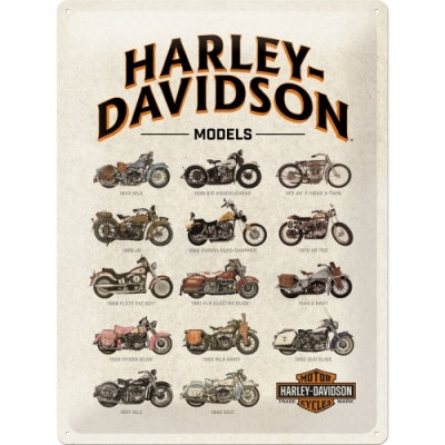 Harley Davidson Modele Tablica Szyld 30x40